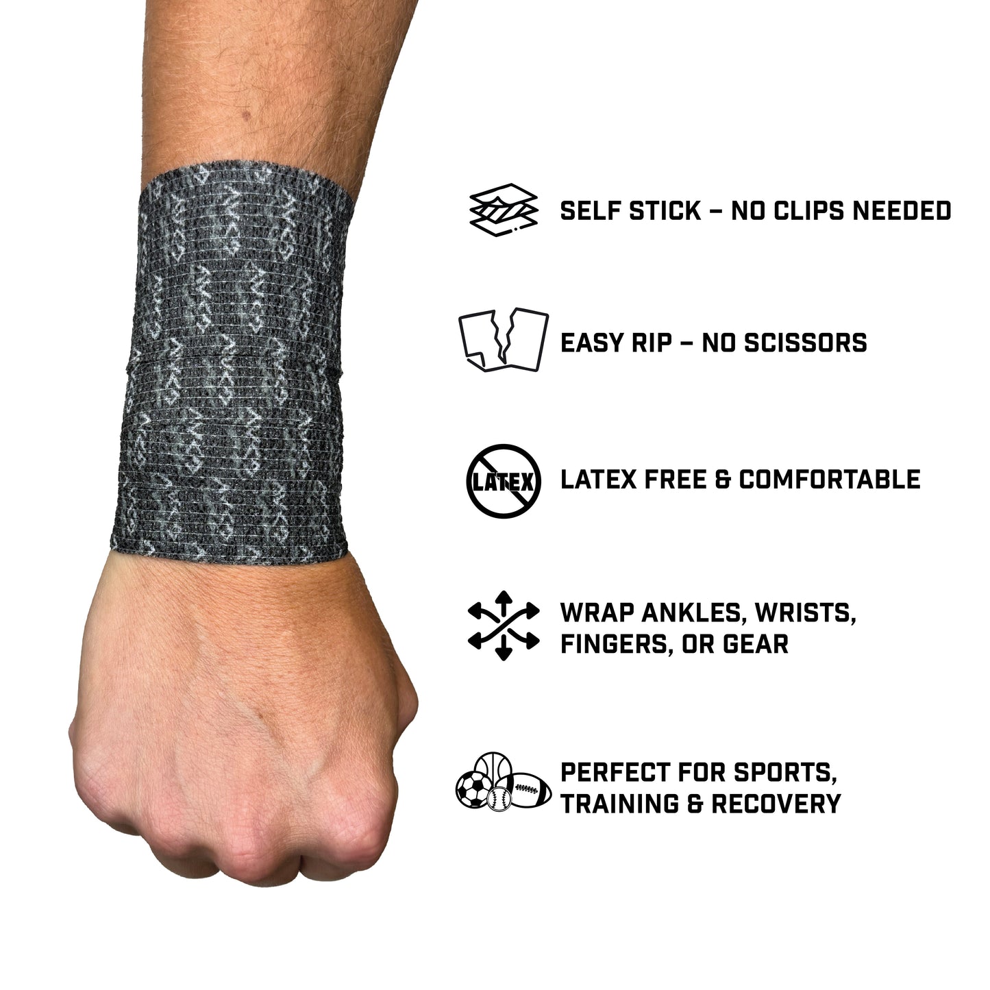 God is Greater Than The Highs and Lows Self Stick Athletic Tape