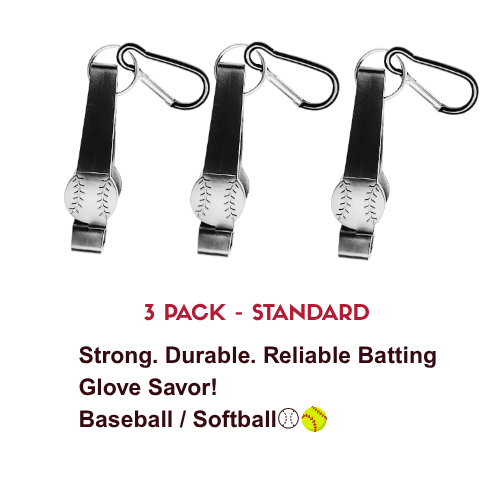 Batting Glove Clip- Standard Clip | Tight Grip Clip| SPECIAL FREE SHIPPING |ACT NOW!
